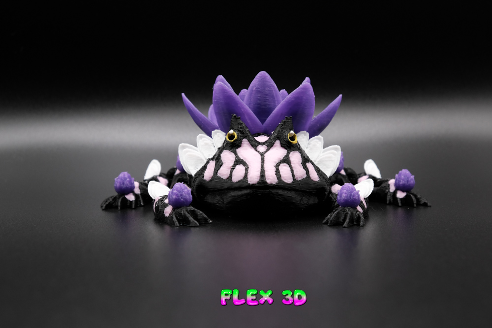 Flex 3D Lotus Pacman Frog